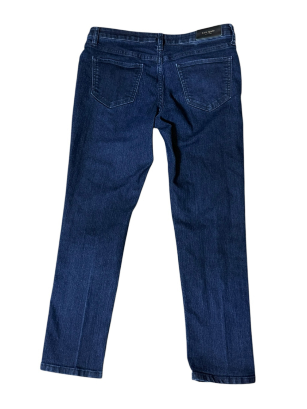 Women's Kate Spade Broome Street Straight Leg Ankle Jeans, Size 27, Dark Blue